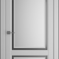 Межкомнатные двери Albera Афина 2 (матовое зеркало "Грей") купить с доставкой