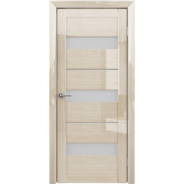 Межкомнатные двери Albera Прага GL Мокко (матовое стекло)    купить с доставкой