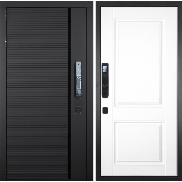 Входная дверь ГРАНИТ ПИАНО СМАРТ 35 (Умный замок)  купить с доставкой