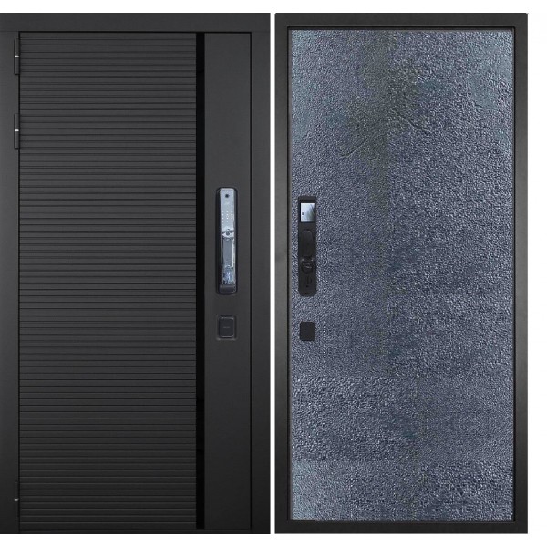 Входная дверь ГРАНИТ ПИАНО СМАРТ 77-1 (Умный замок)  купить с доставкой
