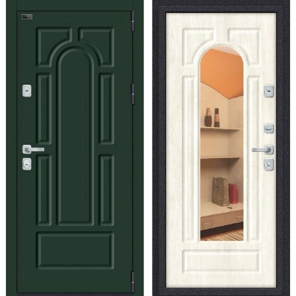 Входная дверь Elporta Porta M 55.56 Green Stark/Nordic Oak купить с доставкой