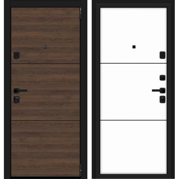 Входная дверь Elporta Porta M П50.П50 (AB-4) Tobacco Greatwood/Silky Way купить с доставкой