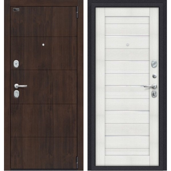 Входная дверь Elporta Porta S 4.П22 Almon 28/Bianco Veralinga  купить с доставкой