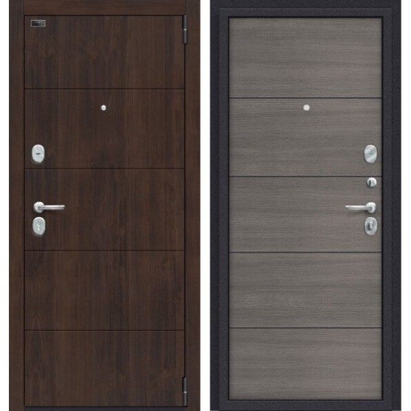 Входная дверь Elporta Porta S 4.П50 (AB-6) Almon 28/Grey Veralinga купить с доставкой