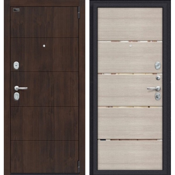 Входная дверь Elporta Porta S 4.П50 (IMP-6) Almon 28/Cappuccino Veralinga купить с доставкой
