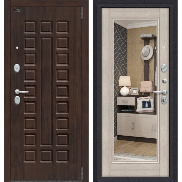 Входная дверь Elporta Porta S 51.П61 Almon 28/Cappuccino Veralinga купить с доставкой