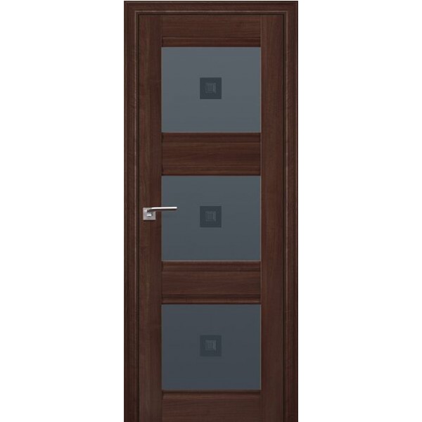 Межкомнатные двери Profil Doors 4X (стекло графит, узор прозрачный фьюзинг ) купить с доставкой