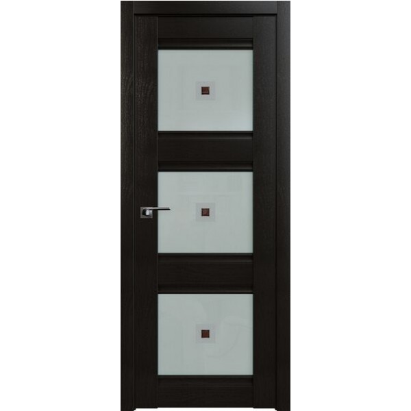 Межкомнатные двери Profil Doors 4X (стекло матовое , узор коричневый фьюзинг) купить с доставкой